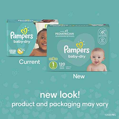 Diapers Size 2, 37 Count - Pampers Baby Dry Disposable Baby Diapers, Jumbo Pack
