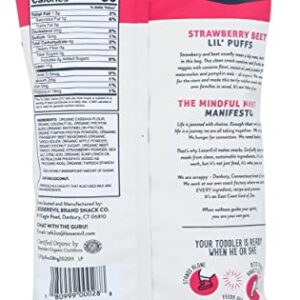 LesserEvil Organic Strawberry Beet Lil' Puffs, 2.5 OZ