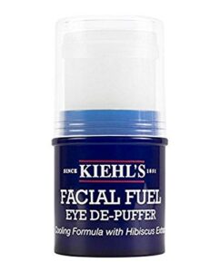 kiehl’s facial fuel eye de-puffer for men, 0.17 ounce