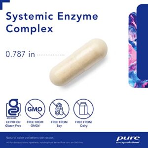 Pure Encapsulations Systemic Enzyme Complex | Supplement to Support Muscle, Joint, Cartilage, and Connective Tissue Health* | 180 Capsules