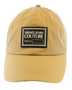 versace jeans couture gold signature baseball cap for mens