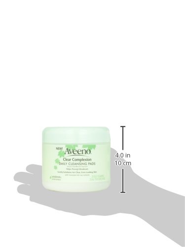 Aveeno Clear Complexion Daily Facial Cleansing Pads with Salicylic Acid Acne Treatment, 28 ct