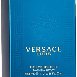 Versace Eros Eau de Toilette Spray for Men, 1.7 Ounce