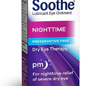Bausch + Lomb Soothe Lubricant Eye Ointment Night Time - 0.13 oz, Pack of 6