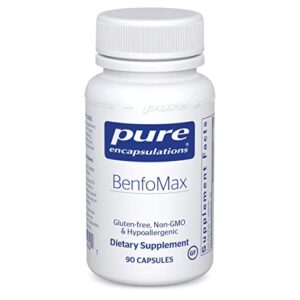pure encapsulations benfomax | b1 (thiamine) supplement to support a healthy carbohydrate metabolism and kidney cellular health* | 90 capsules