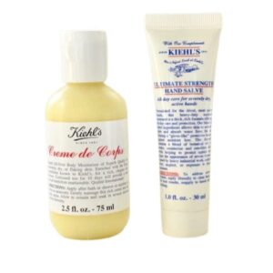 Kiehl's Head-to-Toe Hydrators Holiday Gift Set:: Creme de Corps Body Moisturizer, Creamy Eye Treatment with Avocado Nourishing Eye Cream, Ultra Facial Cream, and Ultimate Strength Hand Salve