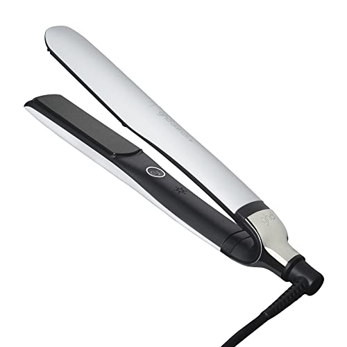 ghd Platinum+ Styler - 1" Flat Iron, Professional Performance Hair Styler, Ceramic Flat Iron, Hair Straightener, White