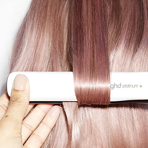 ghd Platinum+ Styler - 1" Flat Iron, Professional Performance Hair Styler, Ceramic Flat Iron, Hair Straightener, White