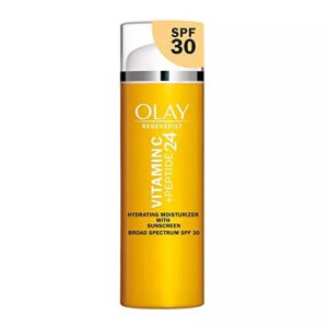 olay regenerist vitamin c + peptide 24 hydrating moisturizer w/ sunscreen spf 30
