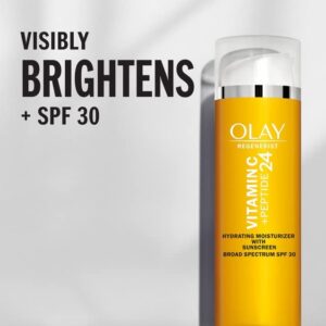 Olay Regenerist Vitamin C + Peptide 24 Hydrating Moisturizer w/ Sunscreen SPF 30