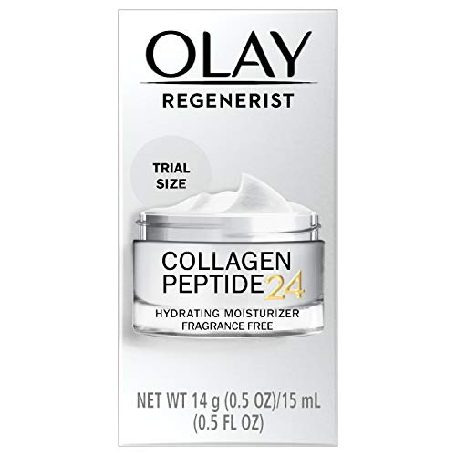 Olay New Regenerist Collagen Peptide 24 Face Moisturizer, Trial Size, 0.5 oz