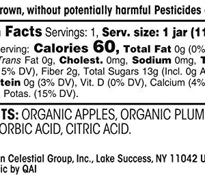 Earth's Best Organic Baby Food, Apple & Plums, 4 Ounce (Pack of 12)