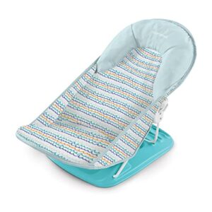Summer Deluxe Baby Bather (Ride the Waves) - Bath Support for Use in the Sink or Bathtub - Includes 3 Reclining Positions