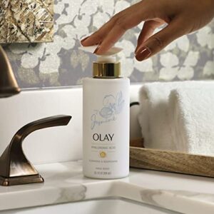 Olay Cleansing & Nourishing Hand Wash with Vitamin B3 + Hyaluronic Acid, 10.1 Fl Oz (Pack of 4)
