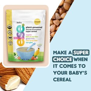 Else Nutrition Super Cereal For Babies 6 mo+, Made With Real Whole Plants for a Nutritionally Balanced meal, with gluten free carbs and plant protein (Original, Single)