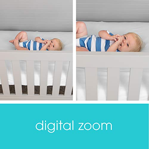 Summer LookOut Duo 5” LCD Video Baby Monitor (2 Cameras) – Digital Zoom Baby Monitor with 1,000ft Range – Features Two-Way Audio, Automatic Night Vision, Temperature Display, and No-Hole Wall Mount