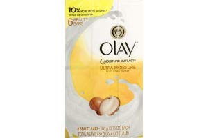 olay, ultra moisture beauty bar soap, 3.75 ounce (pack of 6)
