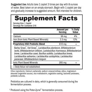 Garden of Life Primal Defense HSO Probiotic Formula - Vegetarian Blend of 12 Probiotics for Gastrointestinal Balance - Acidophilus, Lacto and Bifido Strains, Gluten Free - Value Pack - 216 Caplets