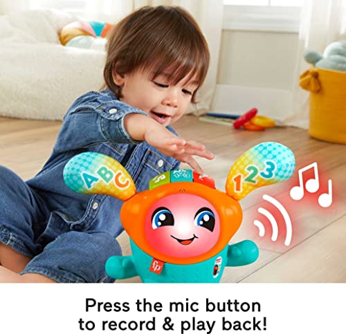 Fisher-Price Baby & Toddler Learning Toy Dj Bouncin’ Beats With Music Lights & Bouncing Action For Ages 6+ Months