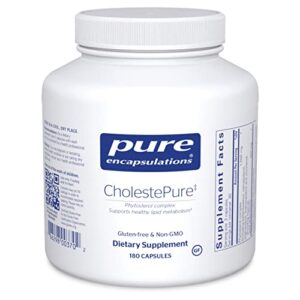 pure encapsulations cholestepure | supplement to support cardiovascular health, enzyme function, and lipid metabolism* | 180 capsules