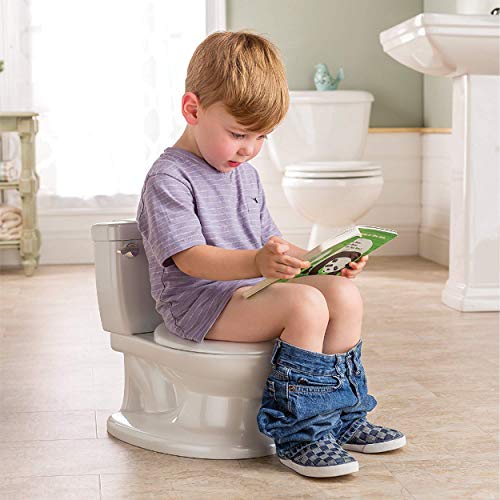 Summer Infant My Size Potty, White - Realistic Potty Training Toilet Looks and Feels Like an Adult Toilet - Easy to Empty and Clean