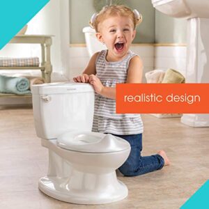 Summer Infant My Size Potty, White - Realistic Potty Training Toilet Looks and Feels Like an Adult Toilet - Easy to Empty and Clean