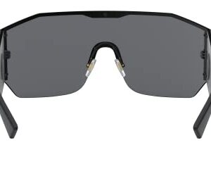 Versace Man Sunglasses Black Frame, Dark Grey Lenses, 0MM