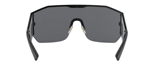 Versace Man Sunglasses Black Frame, Dark Grey Lenses, 0MM
