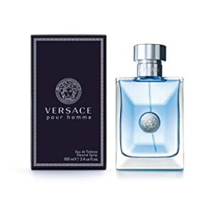 Versace Pour Homme Eau De Toilette Natural Spray, 3.4 Fl Oz