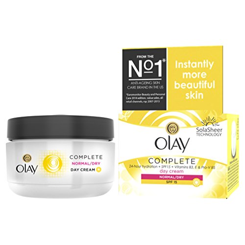 Olay Essentials Complete Care Day Cream SPF 15 for Normal and Dry Skin, 1.7 Ounce
