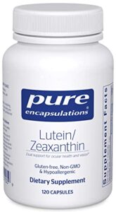 pure encapsulations lutein/zeaxanthin | supplement to support overall vision function and the macula* | 120 capsules