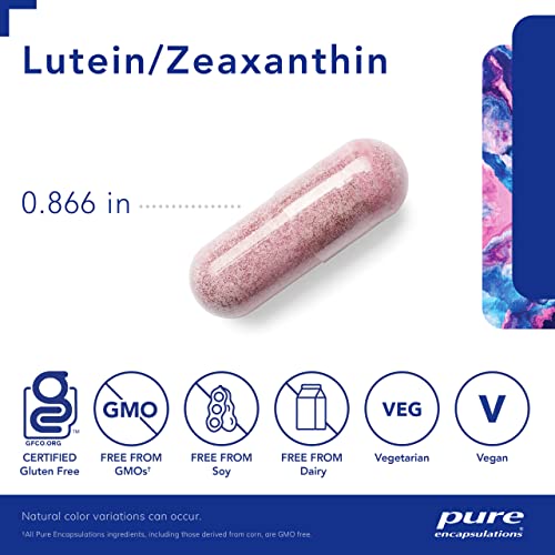 Pure Encapsulations Lutein/Zeaxanthin | Supplement to Support Overall Vision Function and The Macula* | 120 Capsules