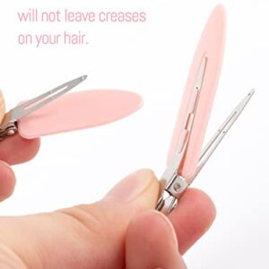 8 Pieces No bend Hair Clips- No Crease Hair Clips Styling Duck Bill Clips No Dent Alligator Hair Barrettes for Salon Hairstyle Hairdressing Bangs Waves Woman Girl Makeup Application