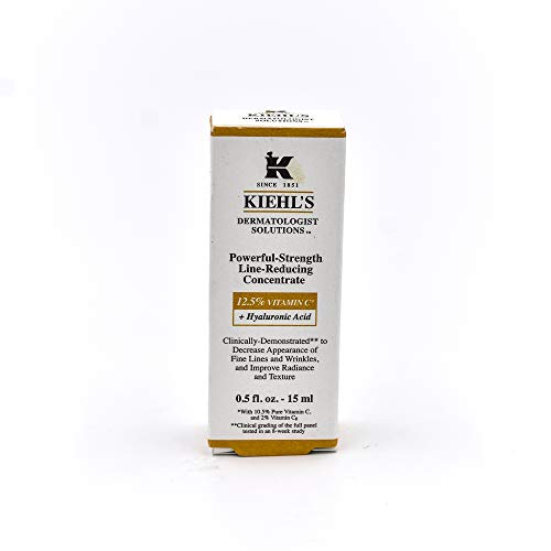 Kiehl's Powerful-Strength Line-Reducing Concentrate Serum, 0.5 Ounce/15ml