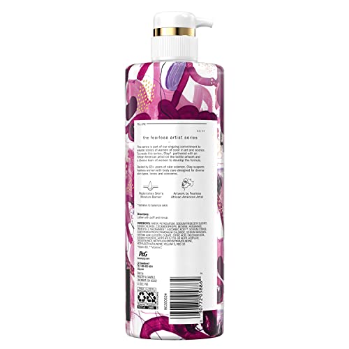 Olay Fearless Artist Series Skin Balancing Body Wash with Vitamin C and Notes of Apple Cider Vinegar 20 oz (Pack of 4)