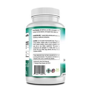 Best Earth Naturals Acne Supplement Blemish Blocker Formula Helps Promote Clear, Radiant, Healthy Skin + Fights Blemishes from Within