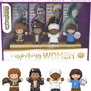 Fisher-Price Little People Collector Inspiring Women, Special Edition Figure Set Featuring 4 trailblazing Women from American History