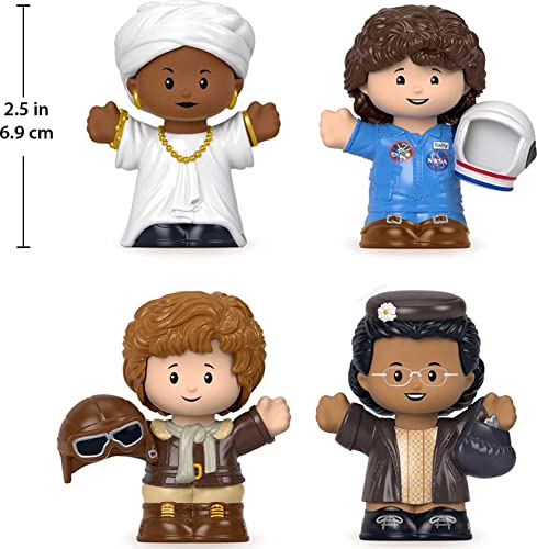 Fisher-Price Little People Collector Inspiring Women, Special Edition Figure Set Featuring 4 trailblazing Women from American History