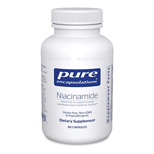 Pure Encapsulations Niacinamide | Vitamin B3 Supplement to Support Energy Metabolism, Joint Mobility, and Metabolic Function* | 90 Capsules