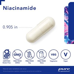 Pure Encapsulations Niacinamide | Vitamin B3 Supplement to Support Energy Metabolism, Joint Mobility, and Metabolic Function* | 90 Capsules