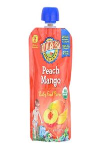 earth’s best organic peach mango baby food puree, 4 oz