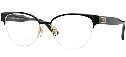 Versace 90S VINTAGE LOGO VE 1265 BLACK 53/17/140 women Eyewear Frame