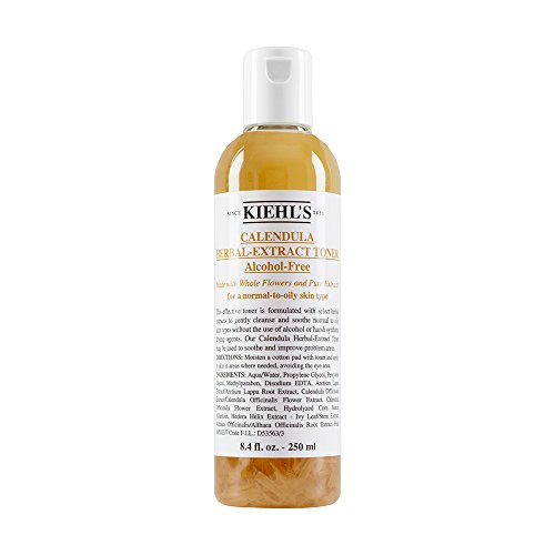 Kiehl's Calendula Herbal Extract Alcohol-Free Toner for Normal To Oily Skin, 4.2 Ounce