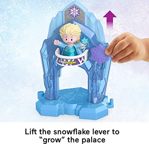 Disney Frozen Toddler Toys Little People Snowflake Village Playset With Anna Elsa & Olaf Figures For Ages 18+ Months
