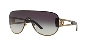 versace woman sunglasses pale gold frame, light grey gradient dark blue lenses, 0mm