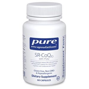 pure encapsulations sr-coq10 with pqq | supplement to support antioxidants, cognitive, mitochondrial, and cardiovascular health* | 60 capsules