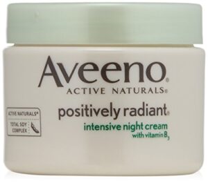 aveeno positively radiant intensive night cream, 1.7 ounce