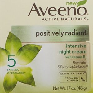 Aveeno Positively Radiant Intensive Night Cream, 1.7 Ounce
