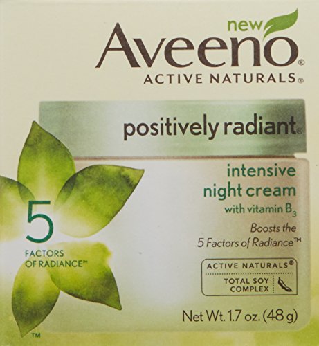 Aveeno Positively Radiant Intensive Night Cream, 1.7 Ounce