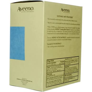 Aveeno Aveeno Active Naturals Soothing Bath Treatment Packets, 8 each (Pack of 3)